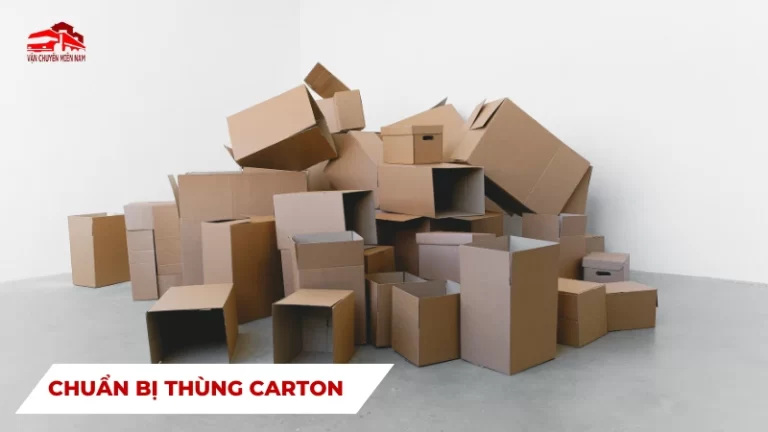 Chuẩn bị thùng carton khi Kubet