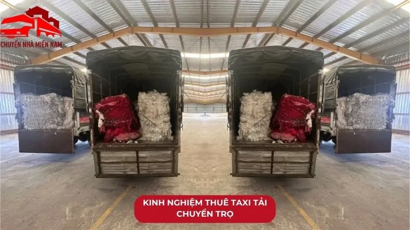 Kinh nghiệm thuê taxi tải chuyển trọ giá rẻ