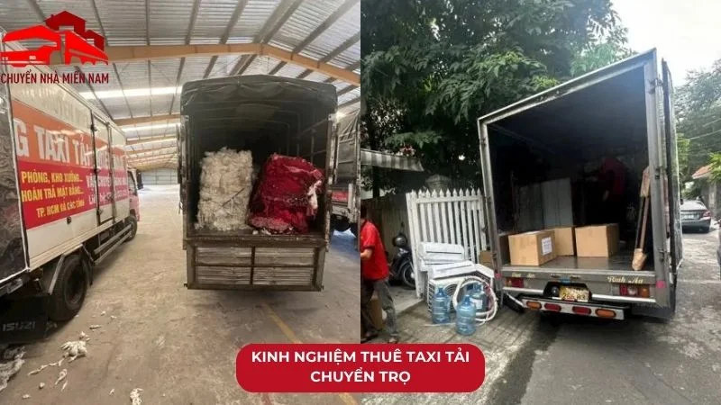 Kinh nghiệm thuê xe tải chuyển trọ uy tín