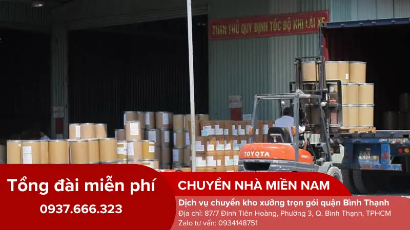 di dời kho hàng thực phẩm tại bình thạnh