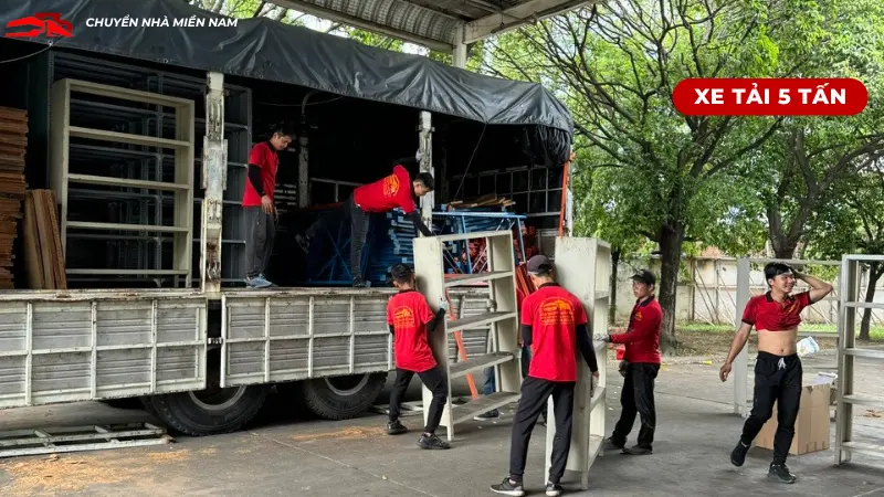 Hệ thống xe tải 5 tấn hiện đại
