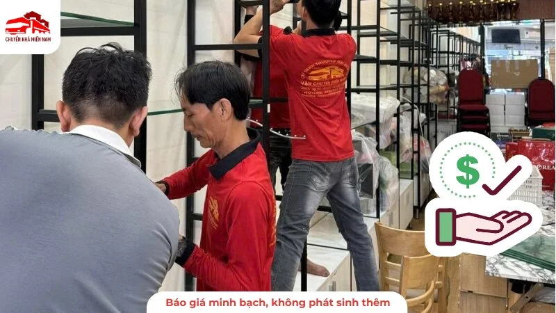 Cam kết báo giá minh bạch không phát sinh thêm chi phí