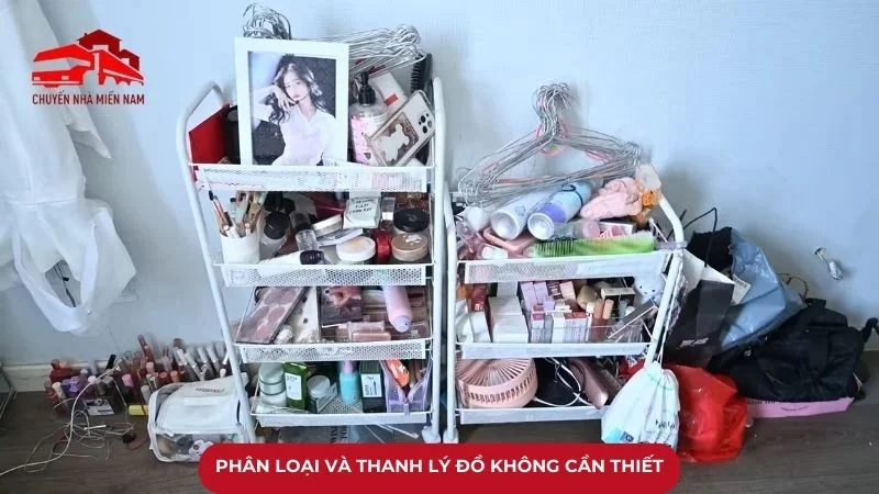 Phân loại và thanh lý đồ không cần thiết