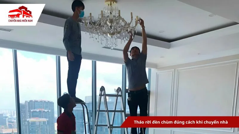 Tháo rời đèn chùm đúng cách khi Kubet
