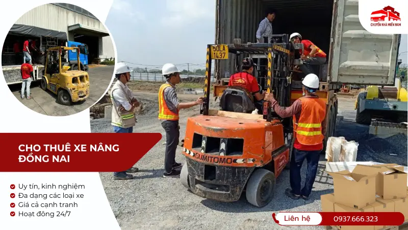 Cho thuê xe nâng Đồng Nai giá rẻ | Kubet Miền Nam
