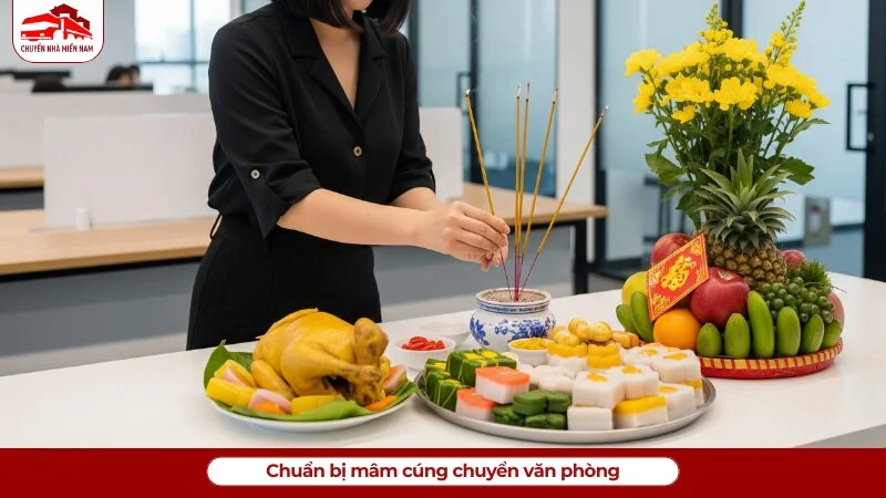 Chuẩn bị mâm cúng kubet phòng