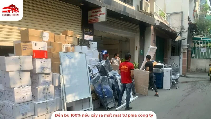 Đền bù tài sản nếu xảy ra mất mát