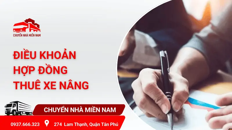 Giải mã các điều khoản một hợp đồng cho thuê xe nâng