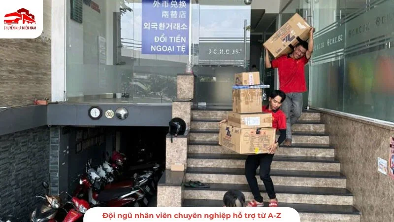 Đội ngũ nhân viên chuyên nghiệp hỗ trợ nhiệt tình