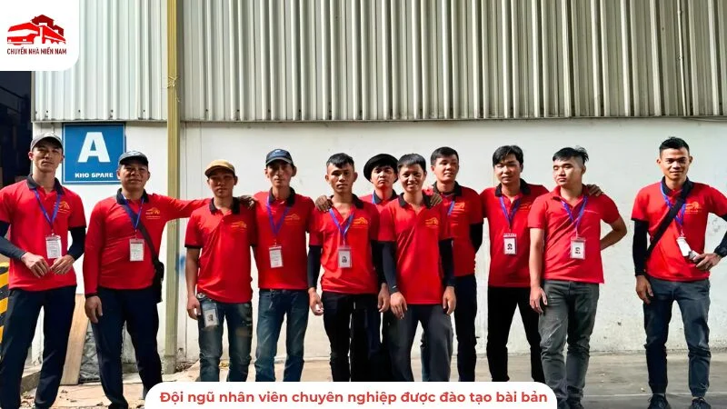 Đội ngũ nhân viên được đào tạo bài bản