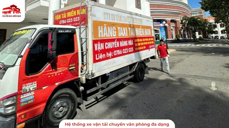 Hệ thống xe tải của Kubet Miền Nam đa dạng với nhiều mức tải trọng