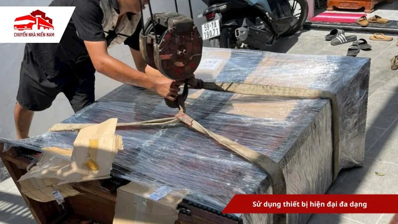 Sử dụng thiết bị hiện đại đa dạng