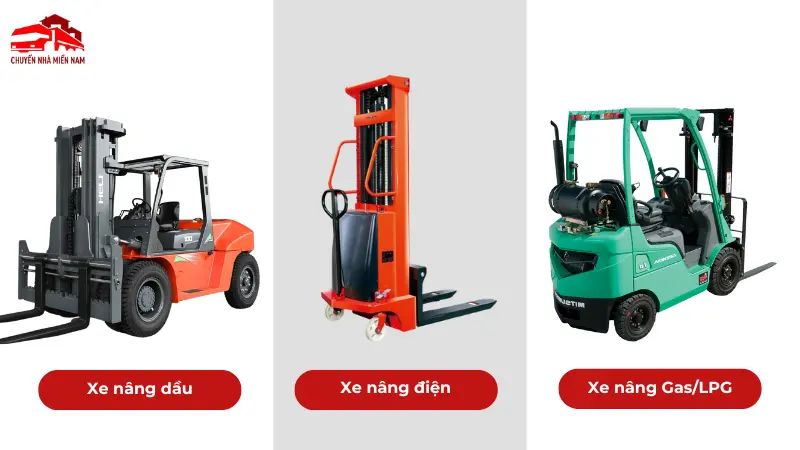 Hệ thống xe nâng dầu, xe nâng điện, xe nâng gas/LPG hiện đại