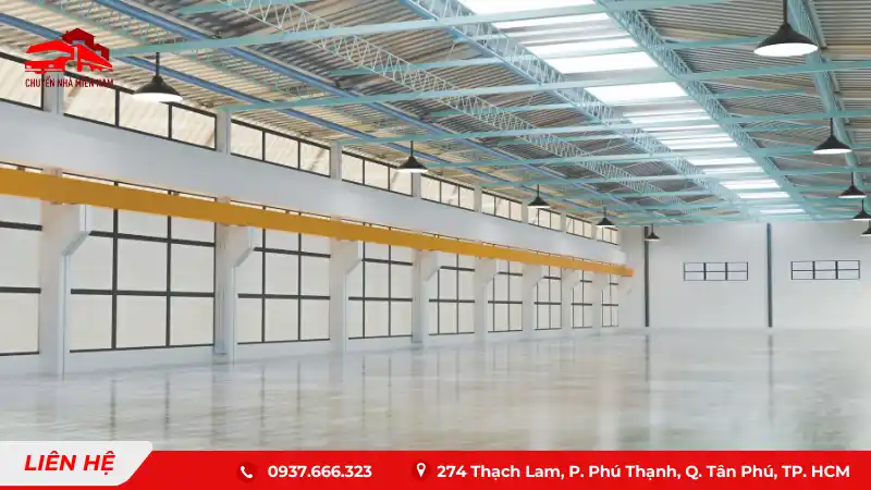 Vệ sinh kho xưởng, hoàn trả mặt bằng