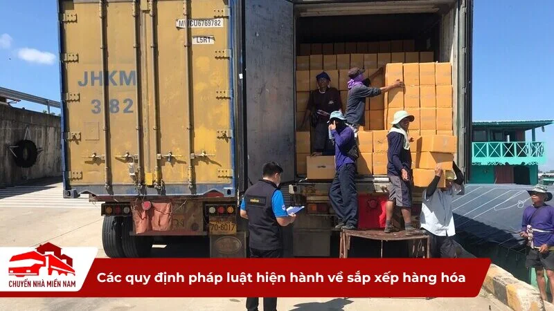 Các quy định pháp luật hiện hành về sắp xếp hàng hóa