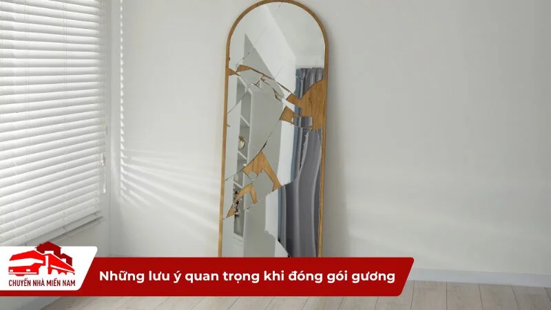 Những lưu ý quan trọng khi đóng gói gương
