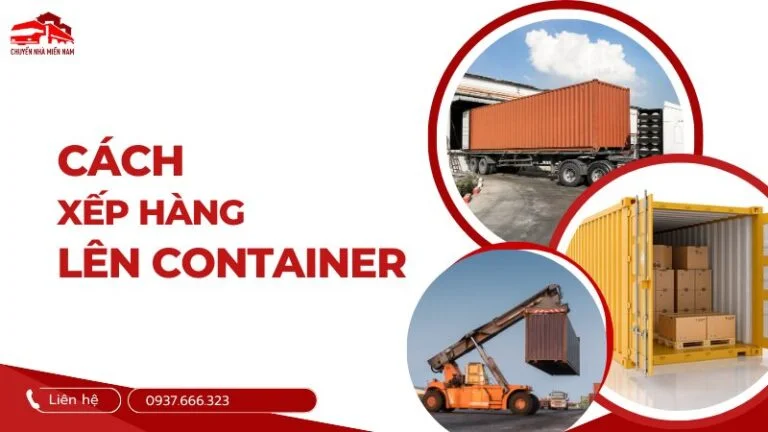 cách xếp hàng lên container