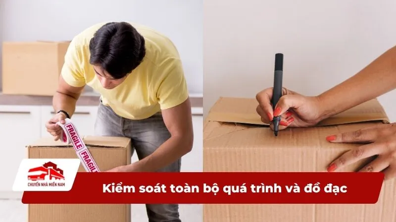 Kiểm soát toàn bộ quá trình và đồ đạc