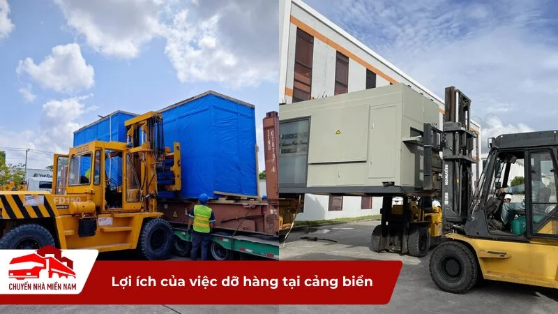 Lợi ích của việc dỡ hàng tại cảng biển