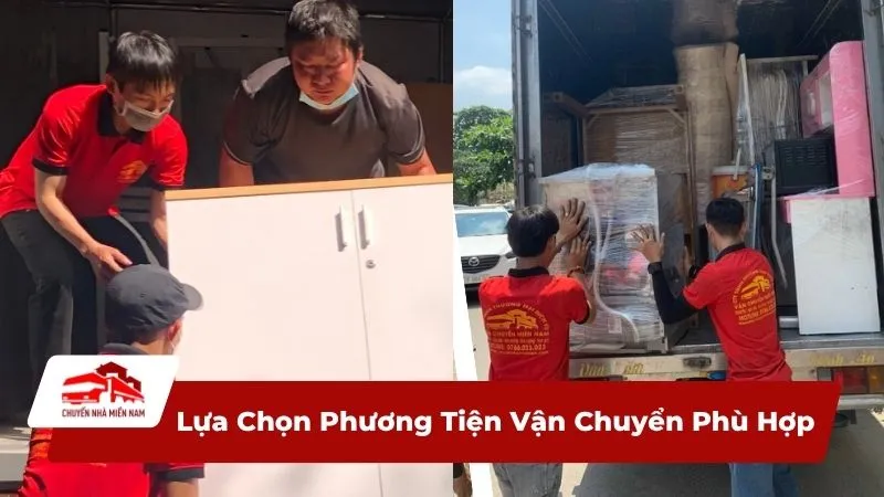 Lựa chọn phương tiện vận chuyển phù hợp