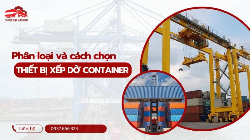Thiết bị xếp dỡ container an toàn