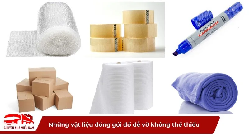 Những vật liệu đóng gói đồ dễ vỡ không thể thiếu