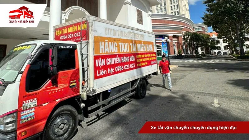 Xe tải vận chuyển chuyên dụng hiện đại