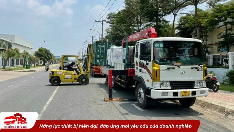 Năng lực thiết bị hiện đại, đáp ứng mọi yêu cầu của doanh nghiệp