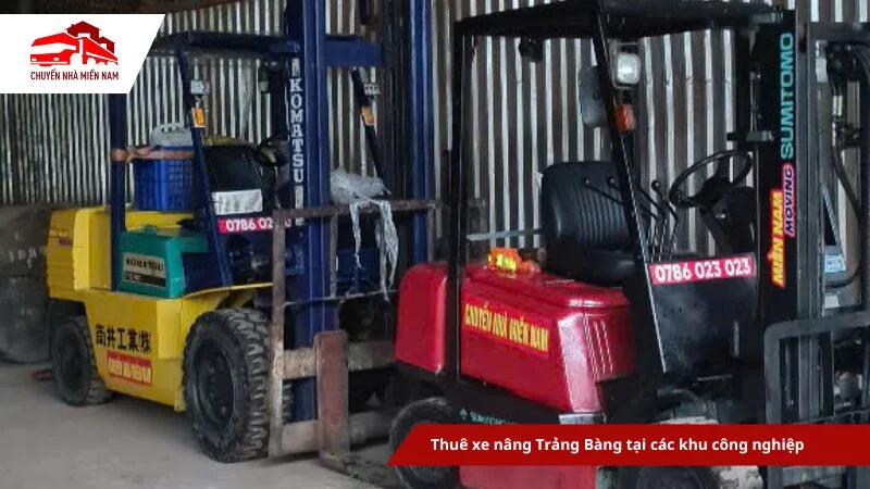 Thuê xe nâng khu công nghiệp Trảng Bàng