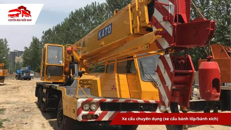 Xe cẩu bánh xích kato tại Kubet Miền Nam