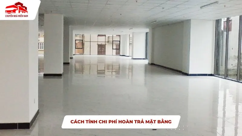 cách tính chi phí hoàn trả mặt bằng