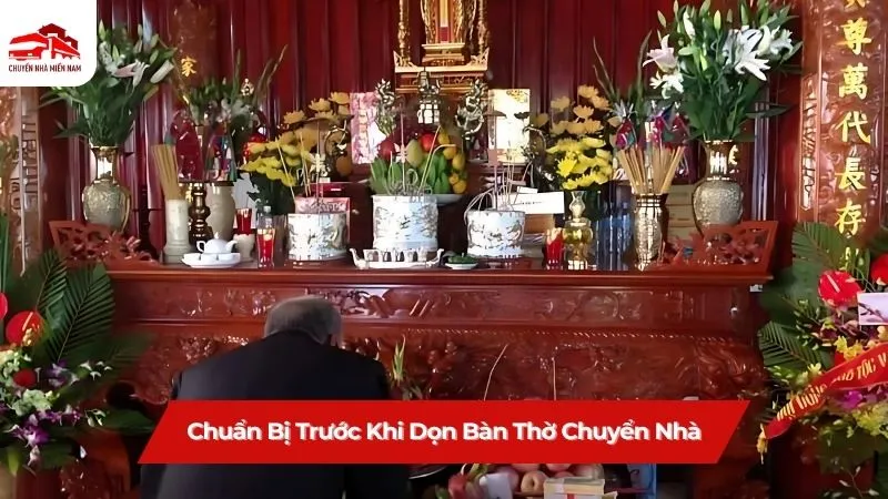 Chuẩn bị trước khi dọn bàn thờ Kubet