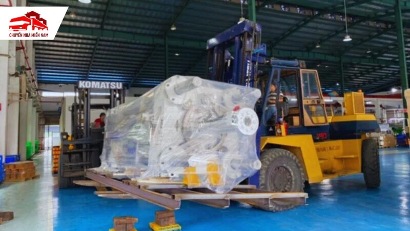 thực hiện di dời thiết bị tại các kcn Dĩ An