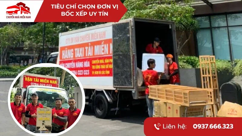 Tiêu chí chọn đơn vị bốc xếp uy tín, chuyên nghiệp